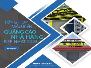 bảng quảng cáo nhà hàng