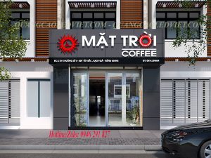 biển quảng cáo quán cafe
