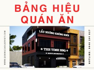 bảng hiệu quán ăn