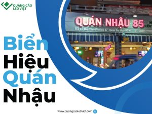 bảng hiệu quán nhậu
