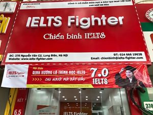 bảng hiệu trung tâm ngoại ngữ