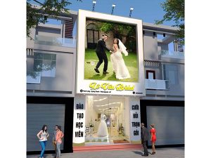biển quảng cáo ảnh viện áo cưới