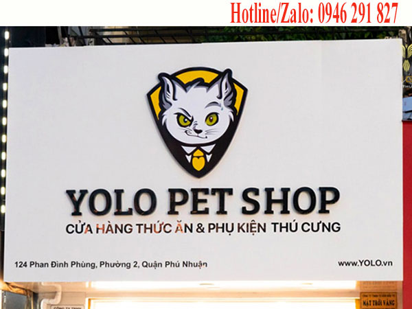 mẫu bảng hiệu pet shop thú cưng