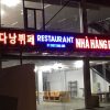 Bảng hiệu alu nhà hàng Hàn Quốc